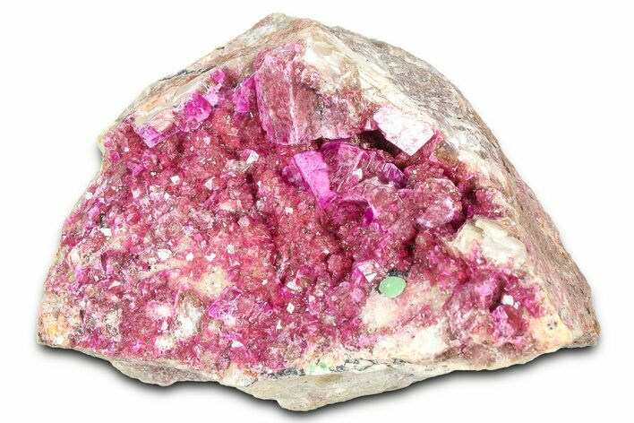 Green Kolwezite on Vibrant Cobaltoan Dolomite - DR Congo #371596